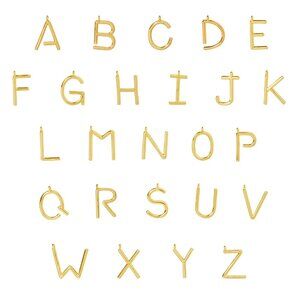 Roxanne Assoulin Initial Reaction Necklace B/D/F/G/M/O/P